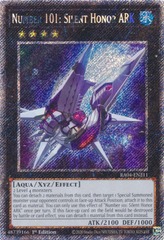 Number 101: Silent Honor ARK - RA04-EN211 - Platinum Secret Rare - 1st Edition